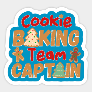 Cookie Baking Team Captain Sticker